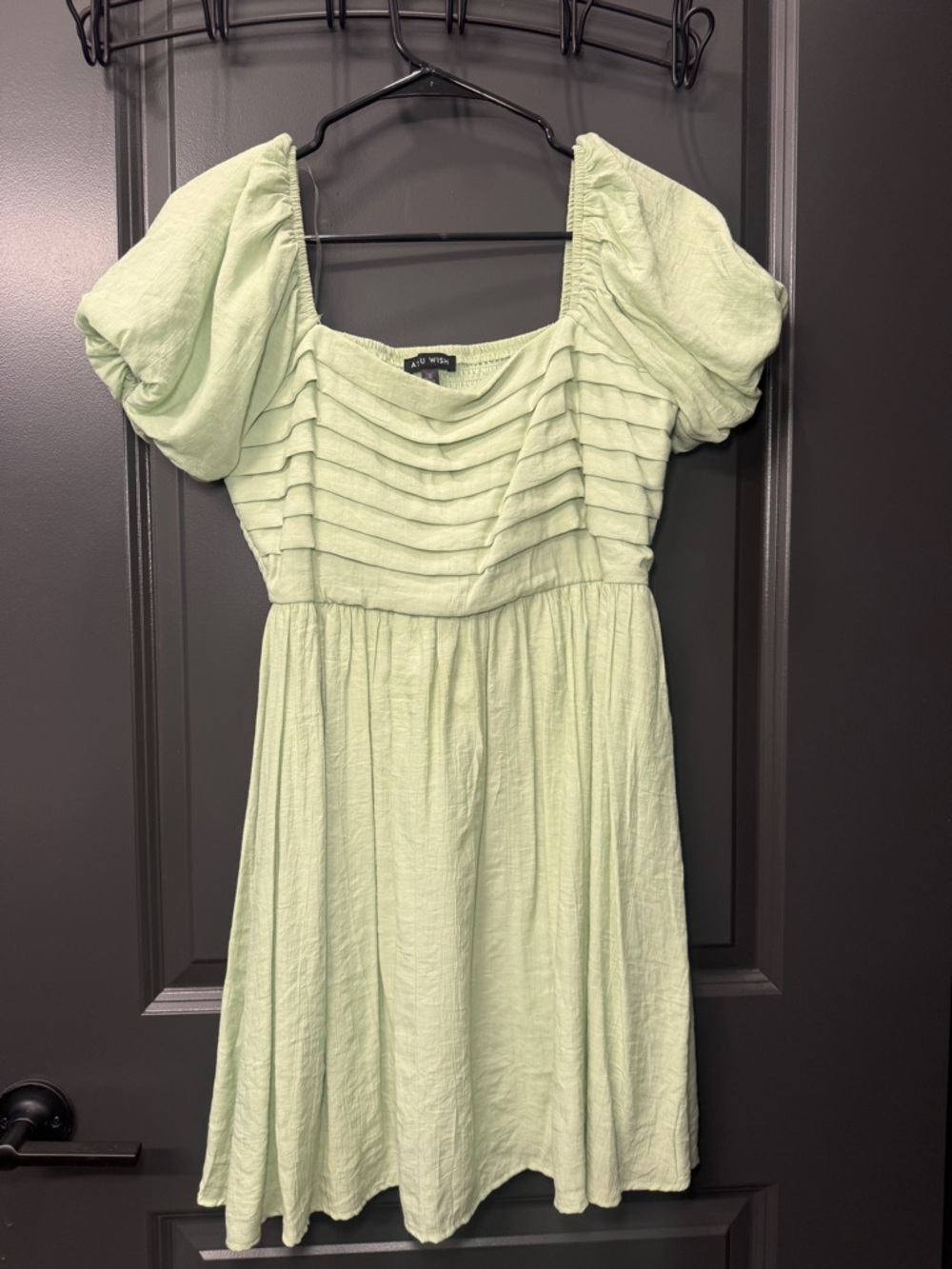 As U Wish Puff Sleeve Dress